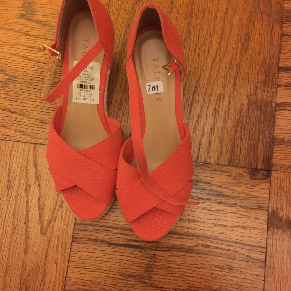COPY - talbots papaya fruit Lindsay criss cross